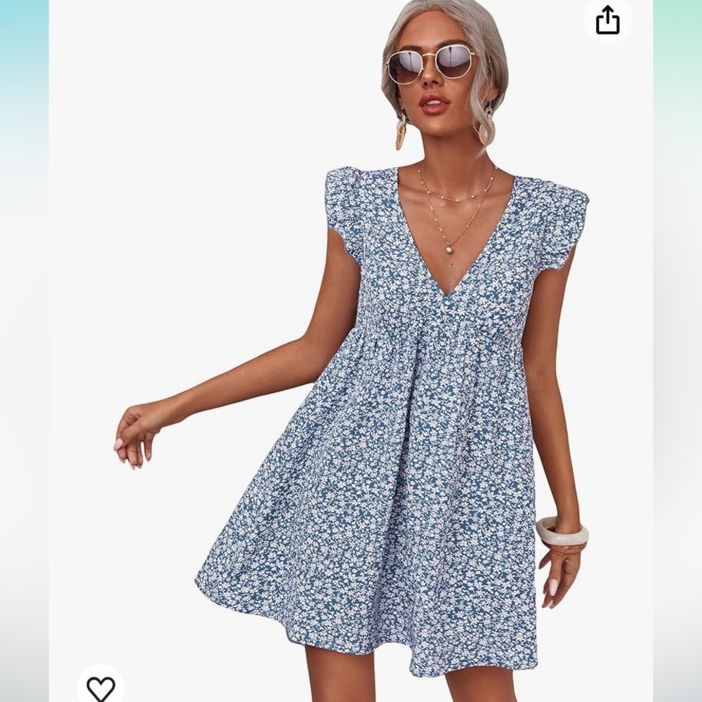 Floral sundress or coverup
